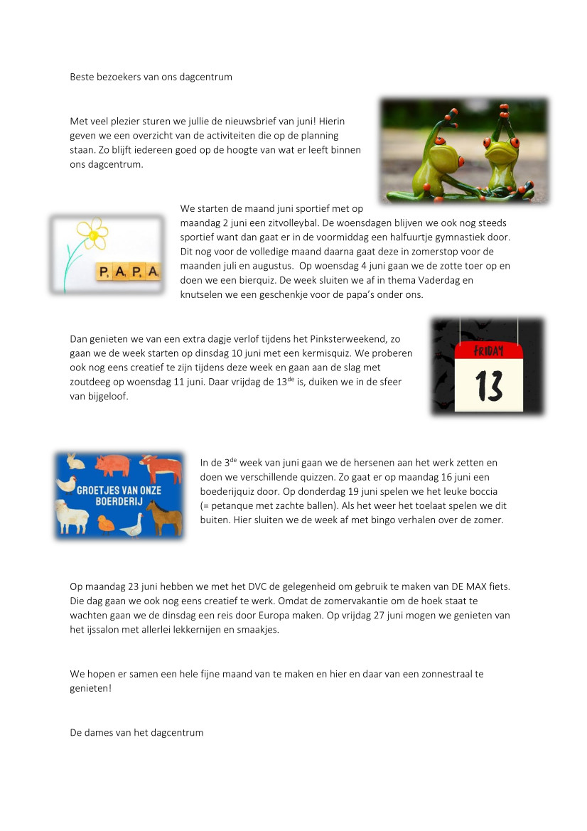 Nieuwsbrief juni 2025 CDV 1 Ten Bosse