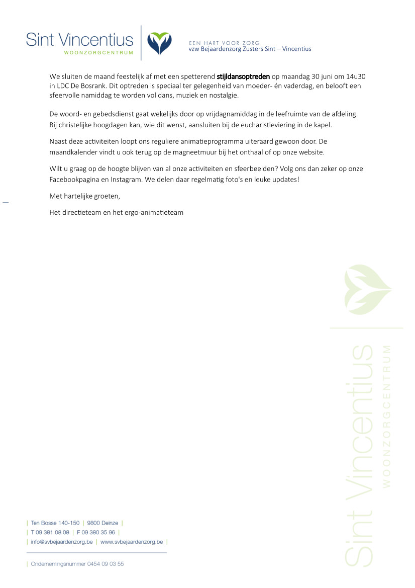 nieuwsbrief deel 2 juni 2025