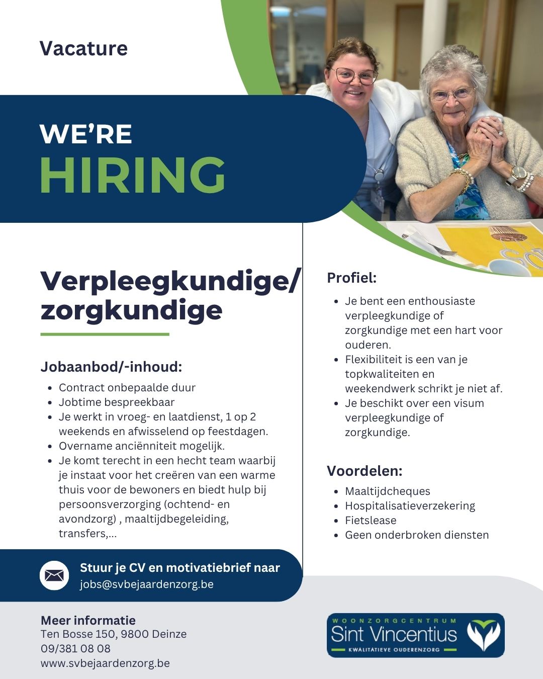 vacature verpleegkundige mei 2026